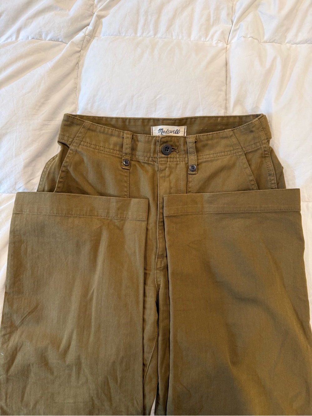 Madewell Olive Green Utility pant